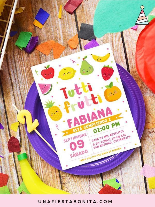 Party ideas Tutti Frutti
