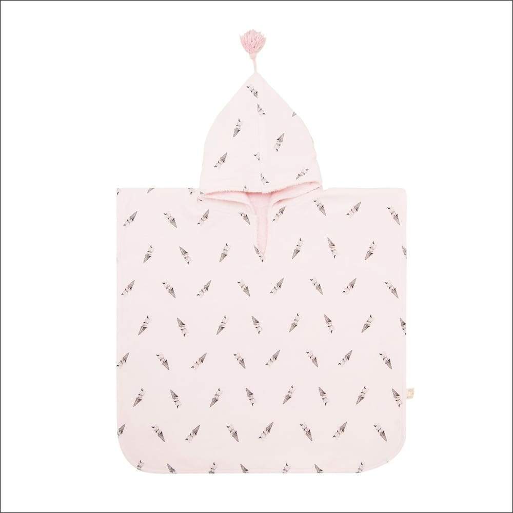 Analytisk forråde Kammerat Pure Home Copenhagen - Badeslag poncho small LIGHT PINK ICE CREAM