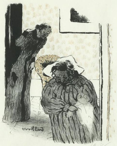 Edouard Vuillard - Interieur - Convalescence - La Sieste - Estampe Originale