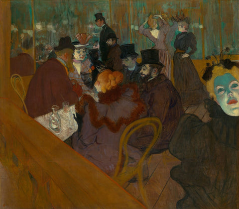 Henri de Toulouse-Lautrec - Moulin Rouge - Life of the Party - Paris oil painting