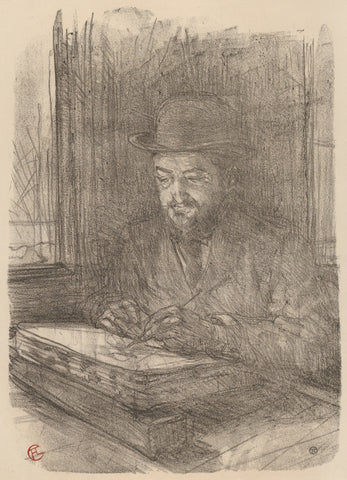 Toulouse-Lautrec - Portrait of Adolphe Albert
