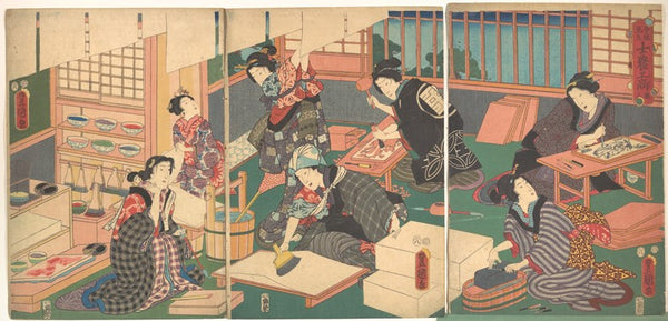 Utagawa Kunisada 1786–1864 - Artisans