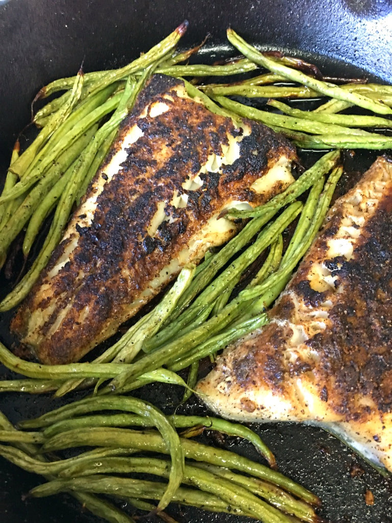 Indian Spice Rubbed Black Cod ~ Black Cod rubbed with an aromatic blend of warm Indian spices, pan seared, and finished off in a hot oven for an exotic tasting yet easy meal. 