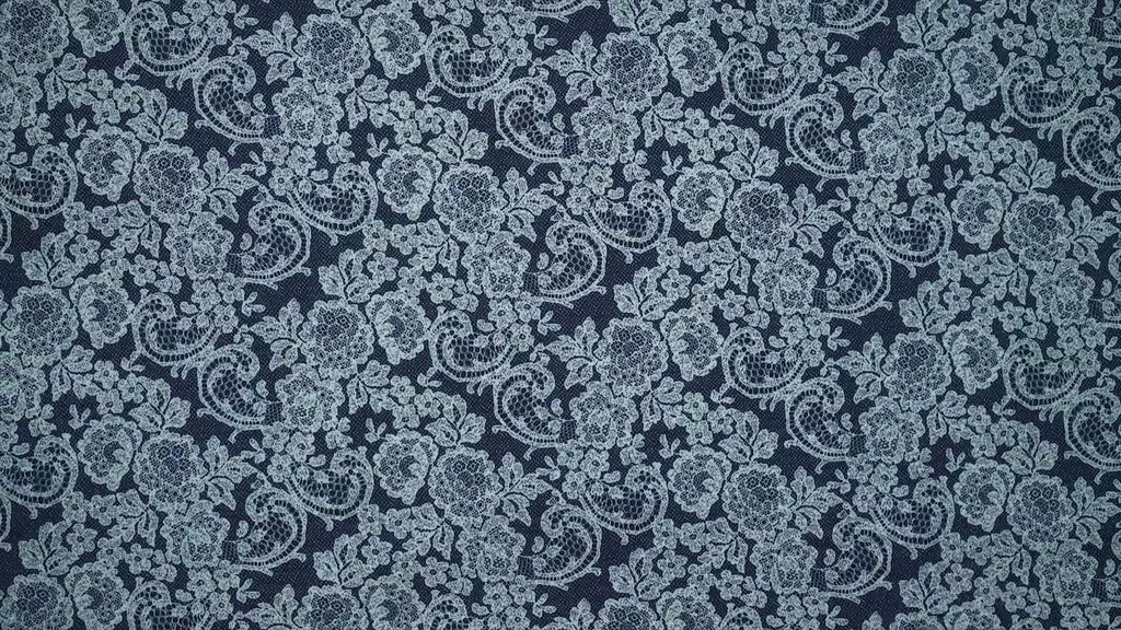 lace print fabric