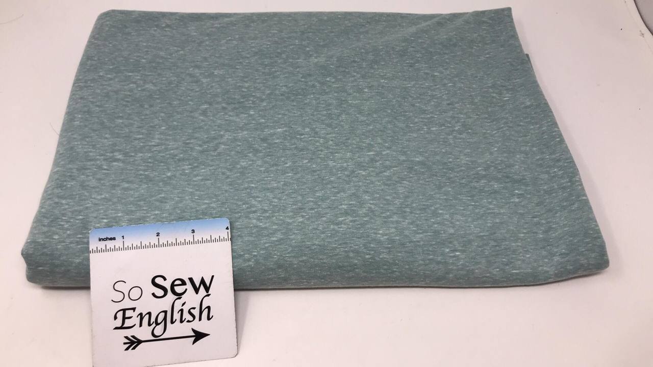 Solid Mint - Triblend French Terry- By the yard