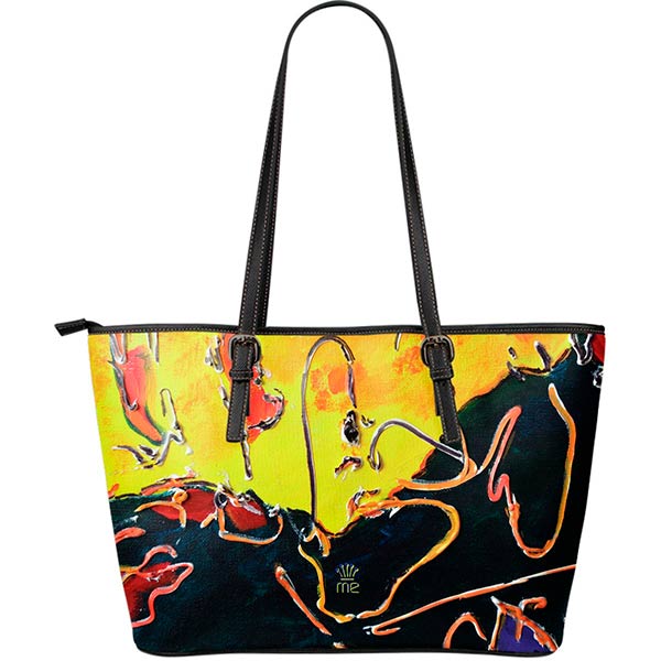 InterestPrint Shoulder Handbags Original Abstract Painting On Shoulder Bag For Women