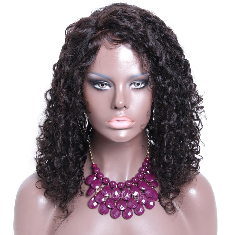 Best Sale Curly Human Hair Lace Wigs UK 8A Remy Hair Lace Front Wig