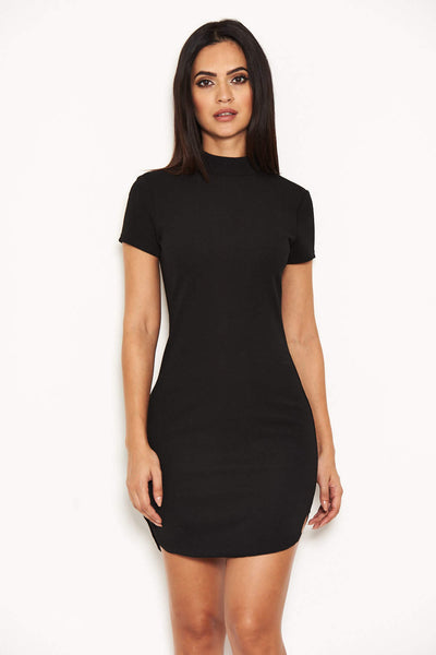 ax paris black bodycon dress