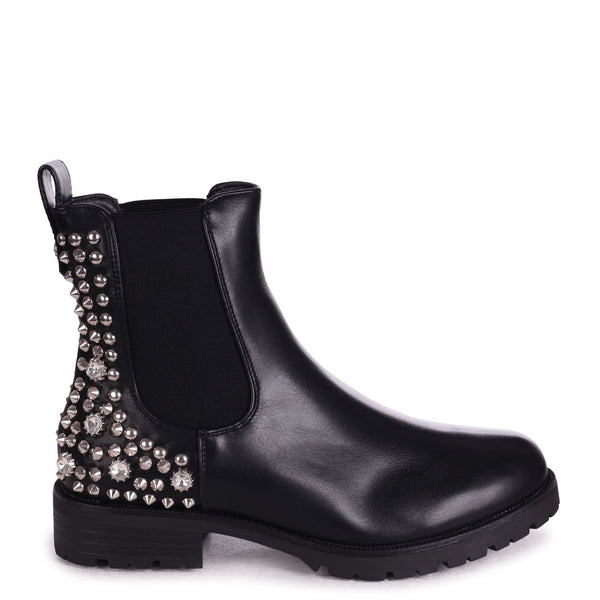 diamante chelsea boots