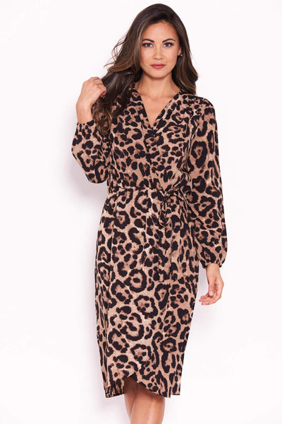 ax paris animal print dress