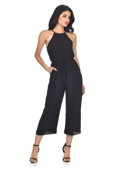 wrap jumpsuit wide leg