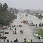 floodwaters from Tropical Storm Harvey