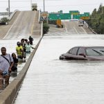 floodwaters from Tropical Storm Harvey