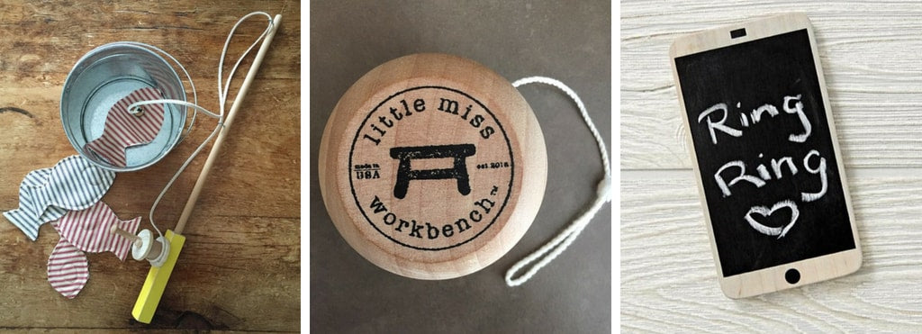 In a world full of electronic gadgets and computer screens, it’s refreshing to encourage children to be creative and use their imaginations. Enter little miss workbench, an American-made company that encourages imaginative play with their range of beautifully handcrafted, timeless wooden toys. #madeinamerica #kidstoys #heirloomtoys #buymeonce