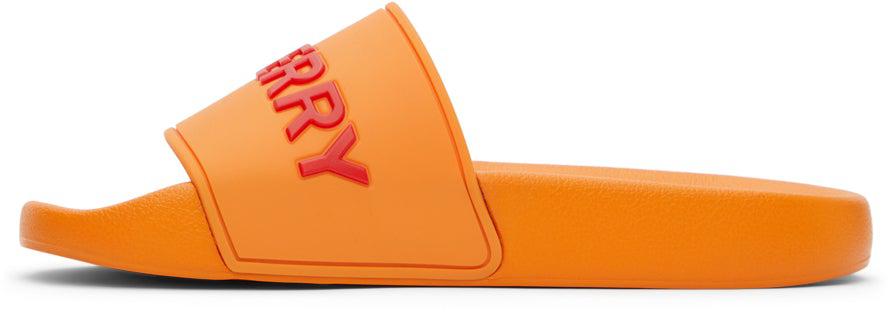 burberry slides orange