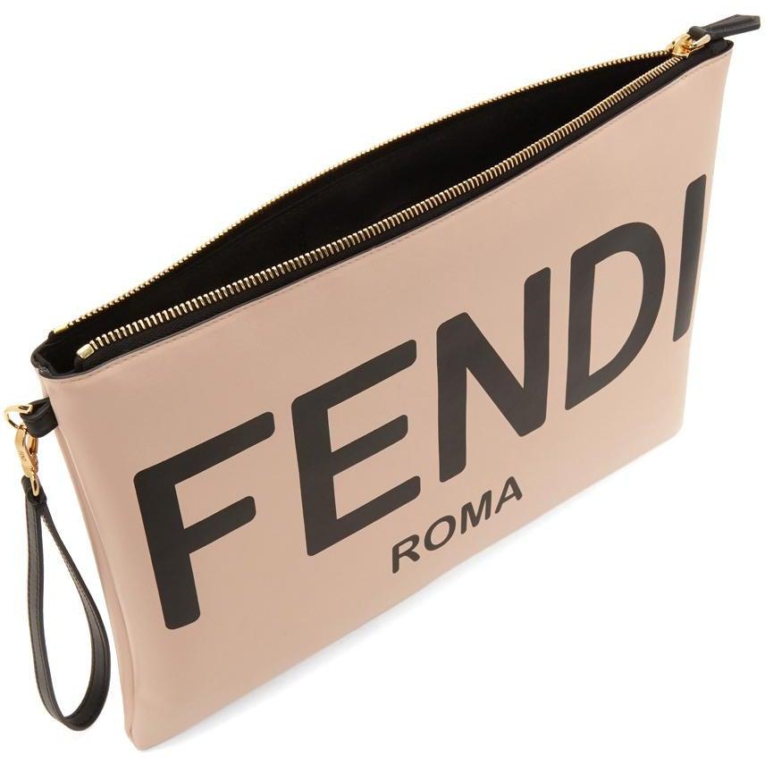 fendi flat pouch large