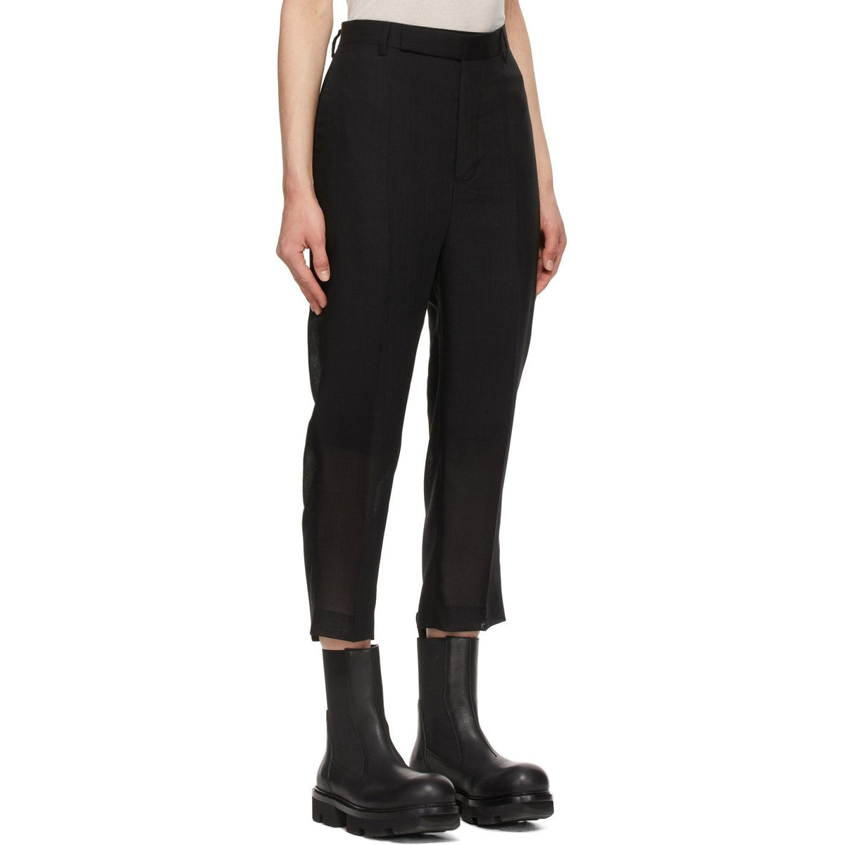 適当な価格 Rick Owens 18fw astaire cropped pants kids-nurie.com