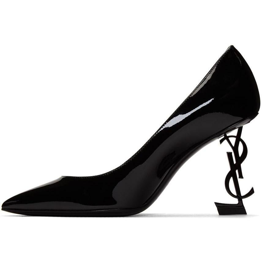 saint laurent black opyum 85 heels