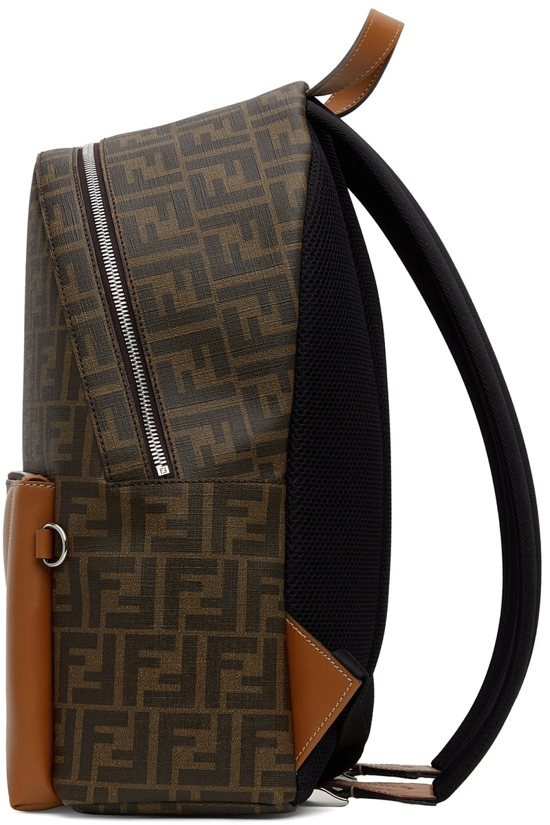 fendi backpack brown