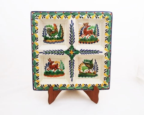 mexican-ceramic-snack-dish-bowl-handcrafts-mexico