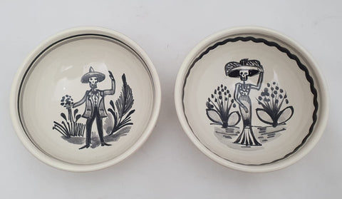 mexican-ceramic-catrina-skeleton-bowls-black-and-white