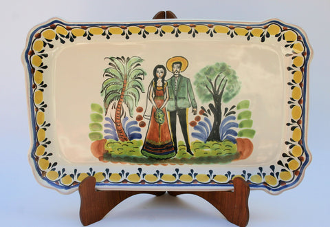 mexican-ceramics-tray-handcrafts-wedding-gift-talavera-majolica