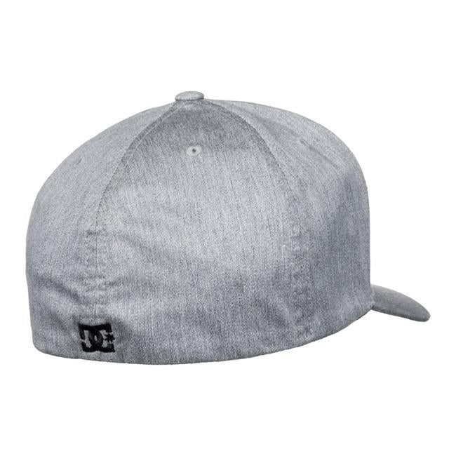 dc capstar tx flexfit back view mens hats grey