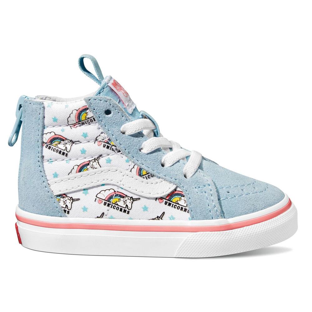 Vans Sk8 HI Zip Toddler Girls Shoes