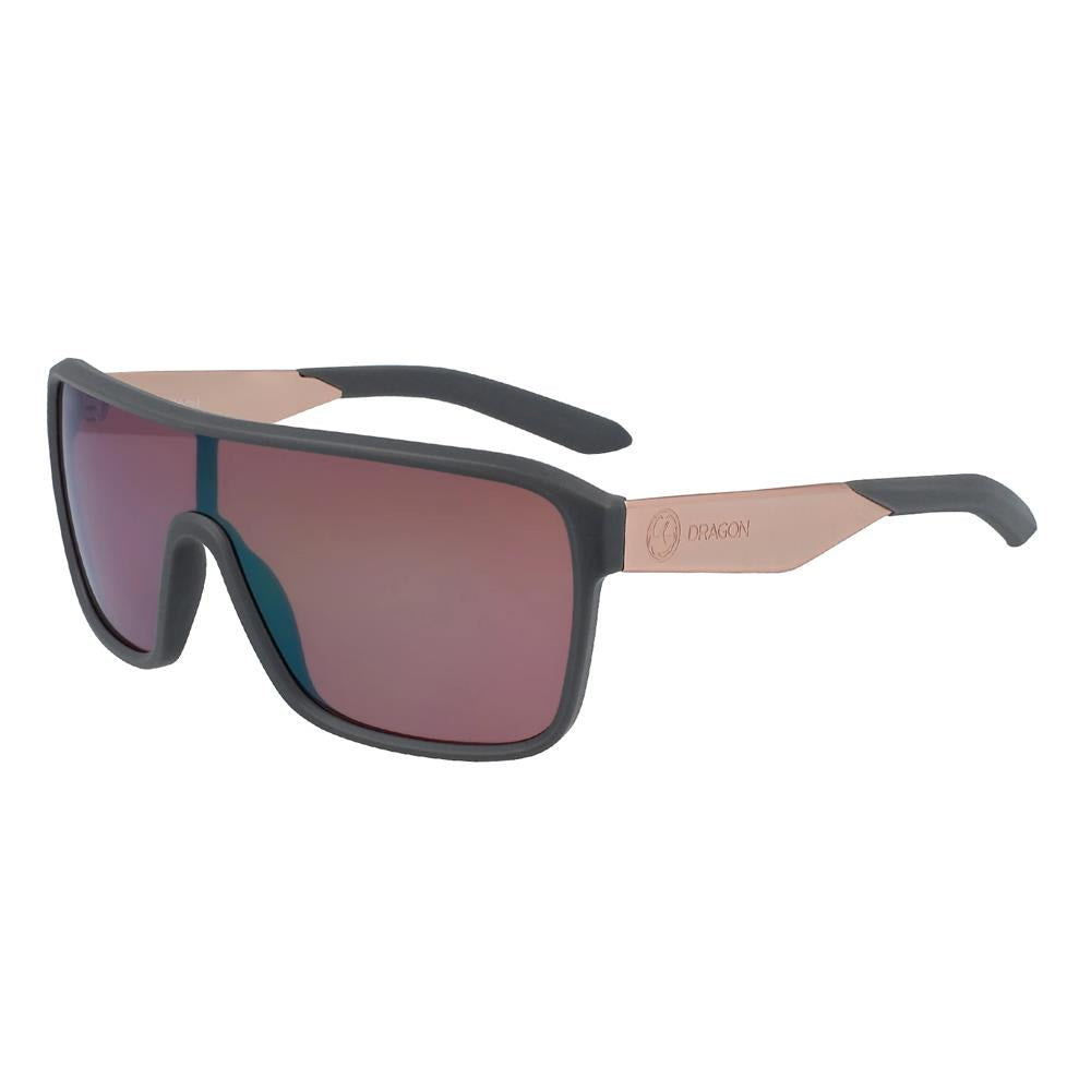 41445.6114021, Amp, Matte Grey LL Rose Copper Ion, Dragon, Mens Lifestyle Sunglasses,