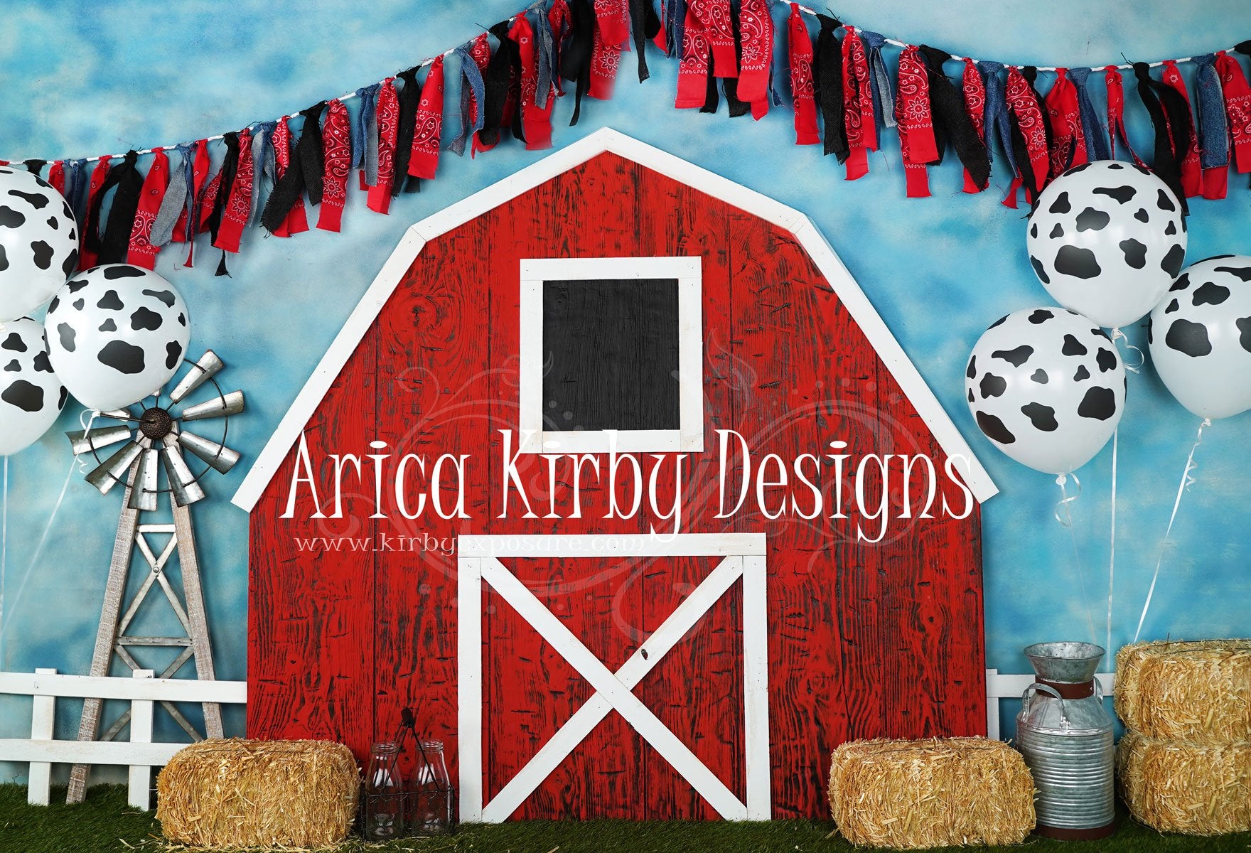 buy-discount-kate-barnyard-fun-balloons-children-backdrops-designed-by