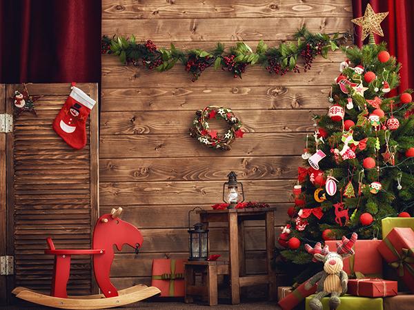 santas workshop background