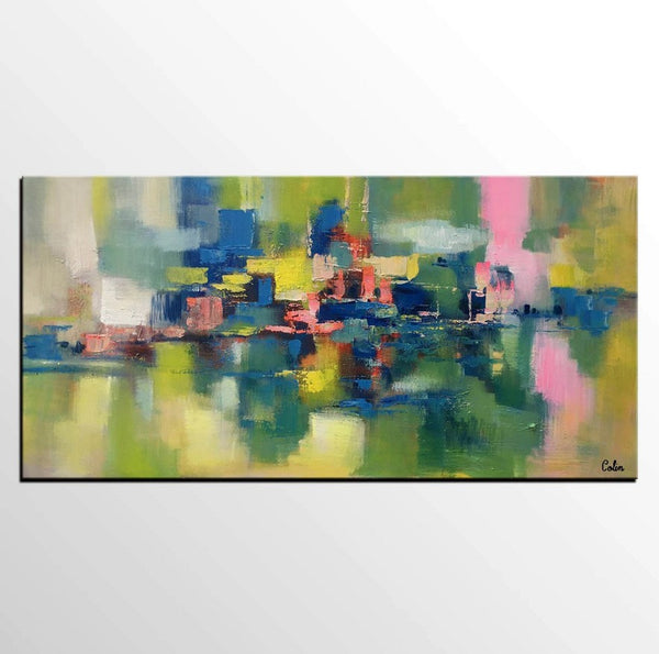 Heavy Texture Canvas Painting, Extra Large Painting, Huge Paintings, Original Oil Painting