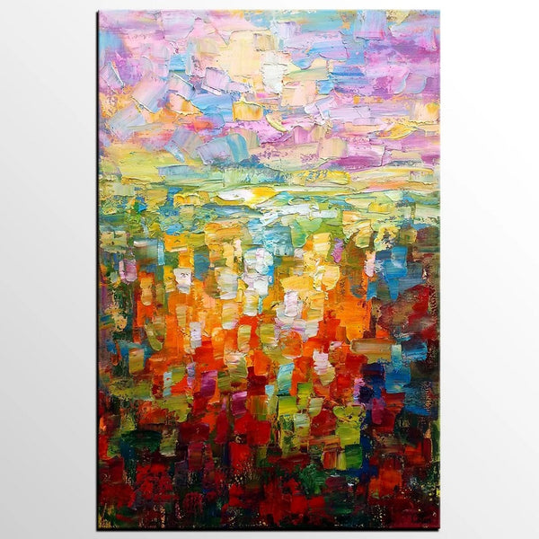 Heavy Texture Canvas Painting, Extra Large Painting, Huge Paintings, Original Oil Painting