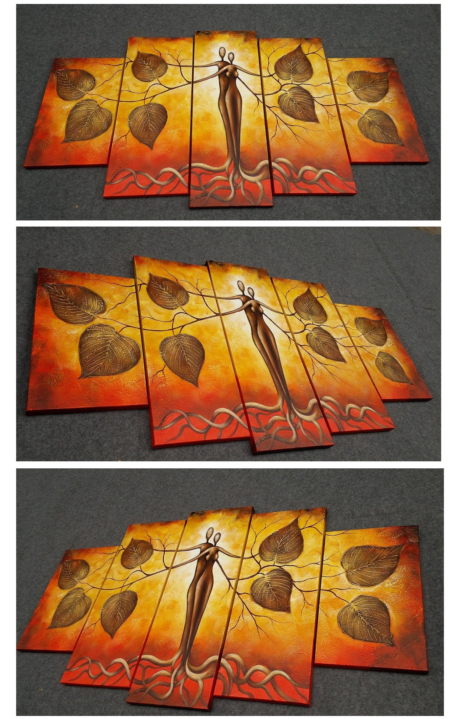 Painting Samples of Tree of life Painting, 5 Piece Art Painting