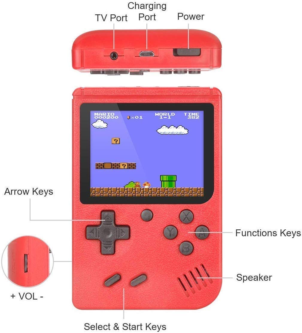 portable retro video game console