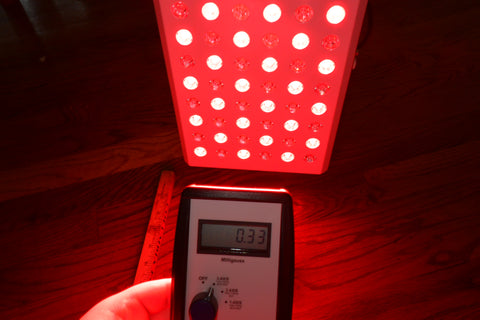 Low EMF measurement Red Light Therapy