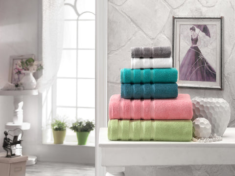 Antalya Collection 100% Turkish Cotton Bath Towel Set