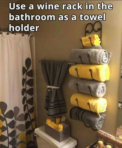 Turkish cotton towel holder idea DIY do it yourself home making