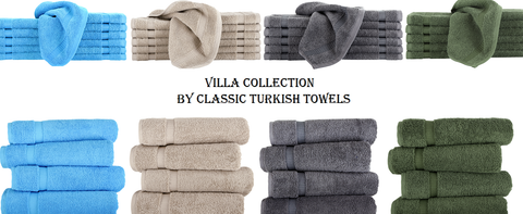 Villa Collection Luxury Hotel and Spa Turkish Cotton Towel Sets