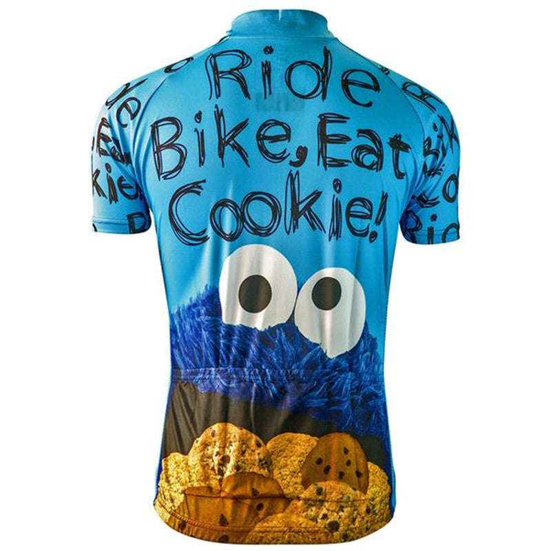 cookie monster cycling top