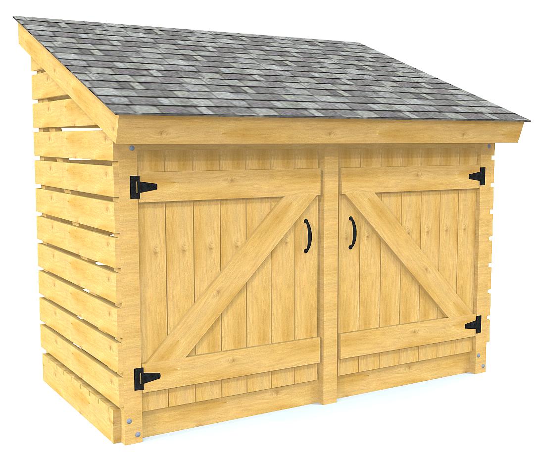 4x8 Free Small Shed Plan | Digital PDF Plan – Paul's Sheds