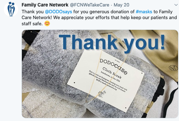 Mask Donation to Family Care Network