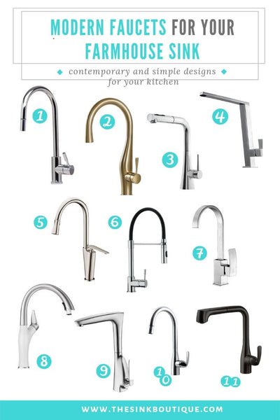Farmhouse Kitchen Faucet - Modern and Contemporary Faucets | The Sink Boutique