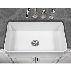 33" Houzer Fireclay Farmhouse Sink | The Sink Boutique