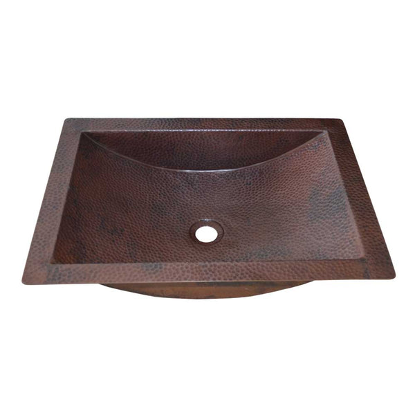 Native Trails Avila 21 Rectangle Copper Bathroom Sink Antique Copper