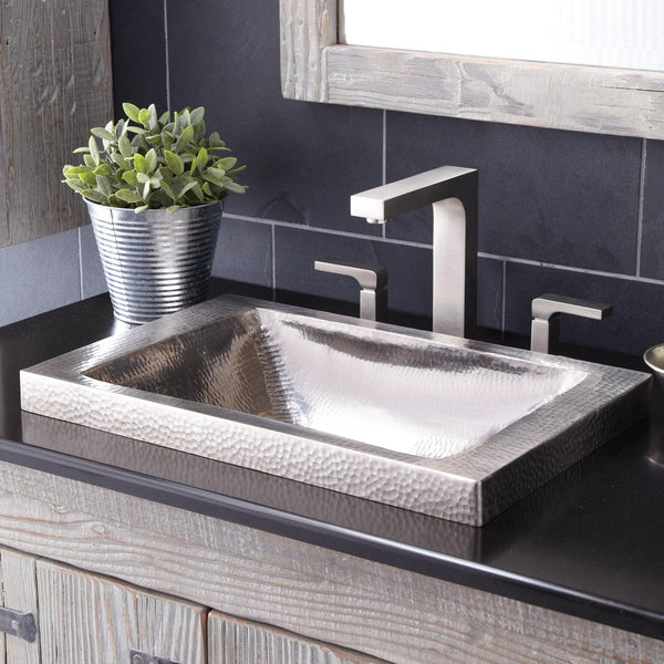 Native Trails Hana 20 Rectangle Nickel Bathroom Sink Brushed Nickel