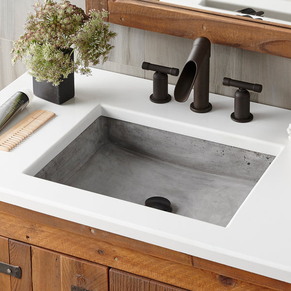 Native Trails Nipomo 20 Rectangle Nativestone Concrete Farmhouse Bath