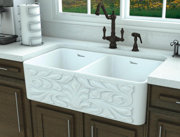 32 double bowl kitchen sink