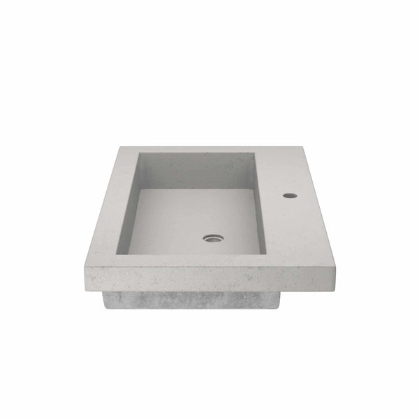 Native Trails Trough 30 Rectangle Nativestone Concrete Bathroom Sink