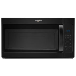 Whirlpool Black Over-the-Range Microwave and Hood Combination (1.7 Cu.Ft.) -YWMH31017HB